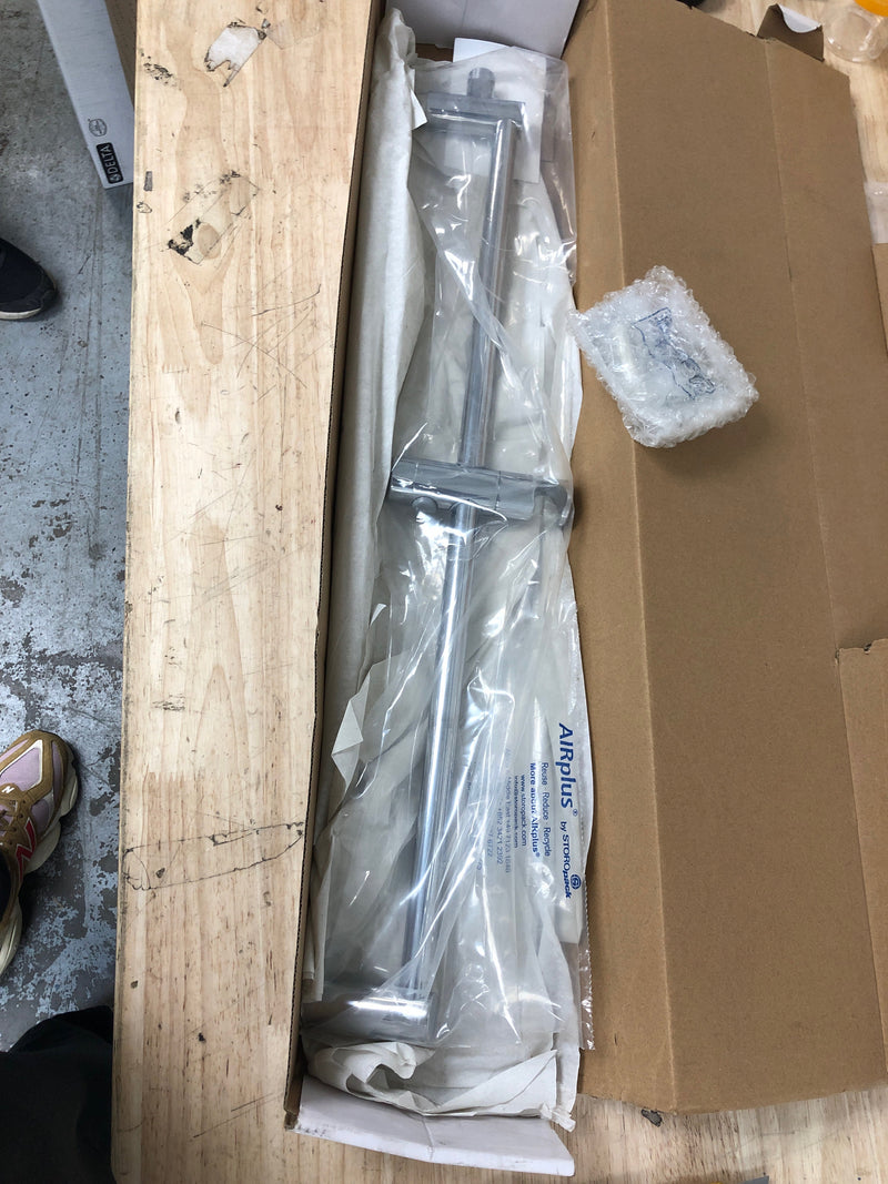 Jaclo 9524-PCH 24" Contemporary Slim Wall Bar with Bottom Outlet Integral Water Supply - Polished Chrome