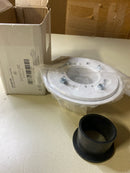 Signature Hardware SH439001WH PVC Shower Drain Flange Coupling