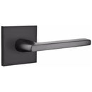 Emtek C5110HLOUS19 Helios Passage Door Lever Set with Square Rose and Concealed Screws from the Brass Modern Collection - Flat Black