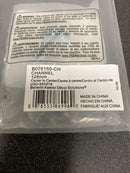 Belwith Keeler B076150-CH Channel 5-1/16" (128 mm) Center to Center Modern Bauhaus Cabinet Handle / Drawer Pull - Chrome