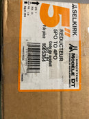 Metalbest 1605364 5" Inner Diameter - Direct-Temp Direct Vent Pipe - Double Wall - 5" to 4" Reducer - Galvanized