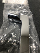 Baldwin 5173260FD 5173 Non-Turning Two-Sided Dummy Door Lever Set with 5046 Rose from the Estate Collection - Polished Chrome