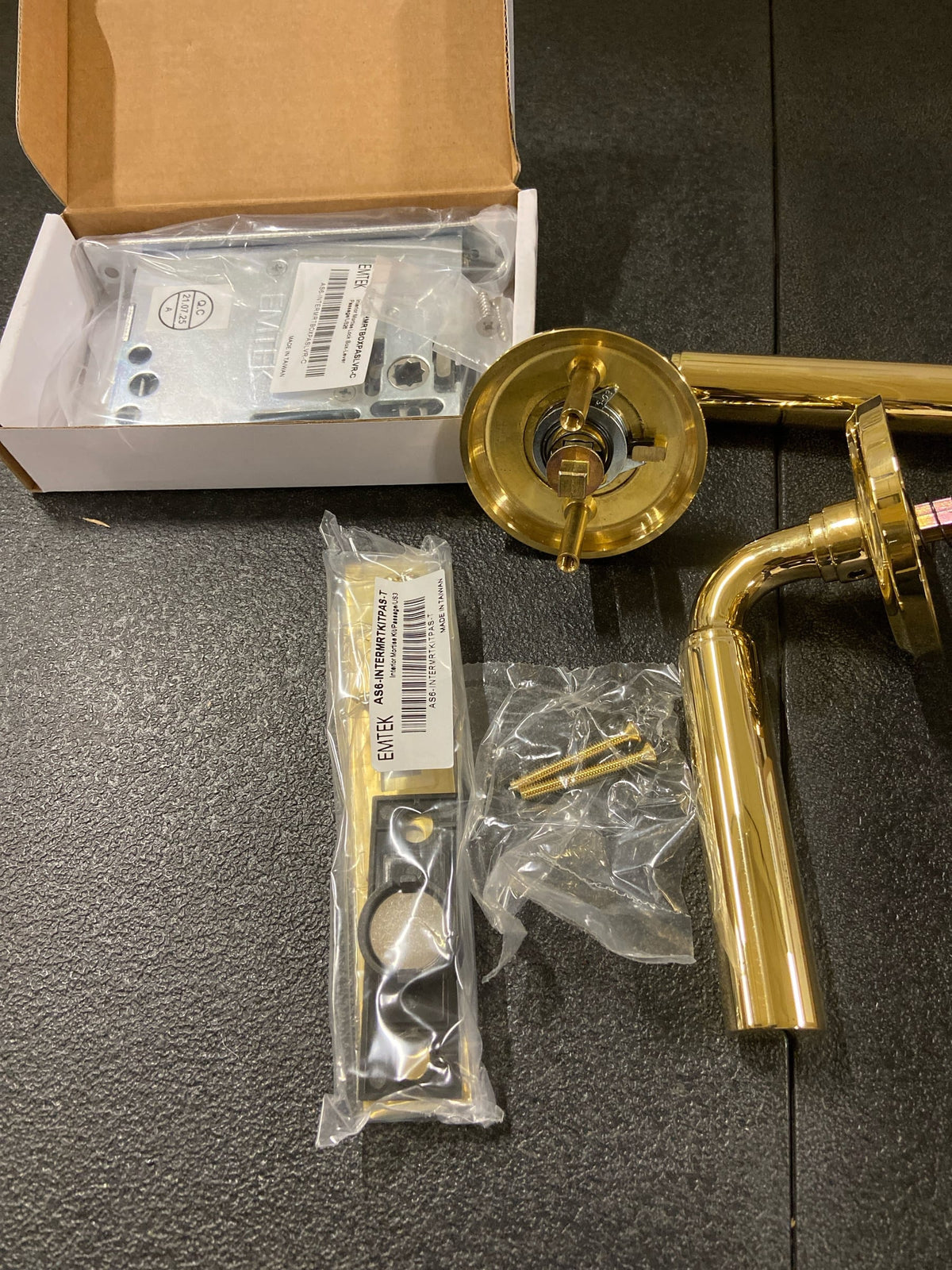 Emtek M8100MNGLHUS3NL Interior Mortise, Passage, Regular Rosette, Manning Lever, Lh, US3NL