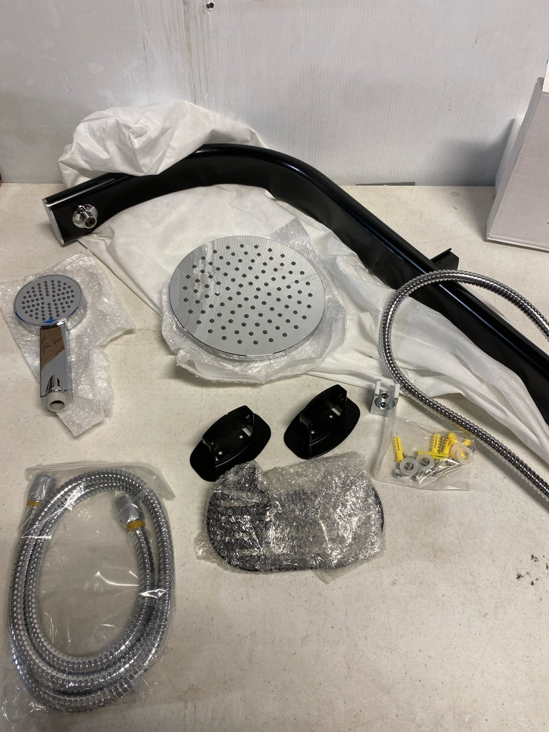 Signature Hardware 426006 Tilley Outdoor Shower Panel with Hand Shower - Black