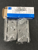 Hager RC174131226DEA14 3-1/2" x 3-1/2" 1/4” Radius Full Mortise Residential Plain Bearing Hinge Satin Chrome Finish