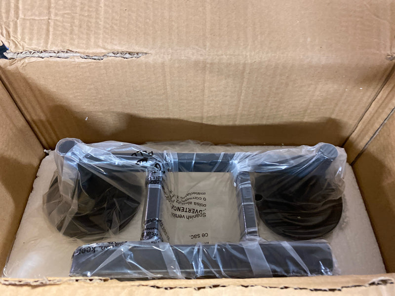 Progress Lighting Alexa Collection 2-Light Etched Umber Linen with Clear Edge Glass Modern Bath Vanity Light Antique Bronze