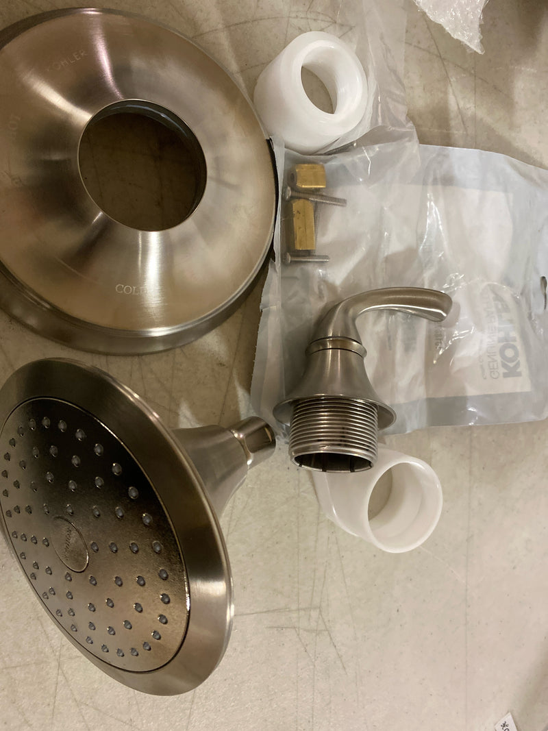 Kohler K-TS10276-4-BN Forte Shower Trim Package with Single Function Shower Head and Rite Temp Technology - Vibrant Brushed Nickel