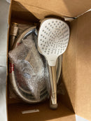 Hansgrohe 04937000 Croma Select E 2.5 GPM Multi Function Hand Shower Package with Select and QuickClean Technologies - Includes Hose and Hand Shower Holder - Chrome