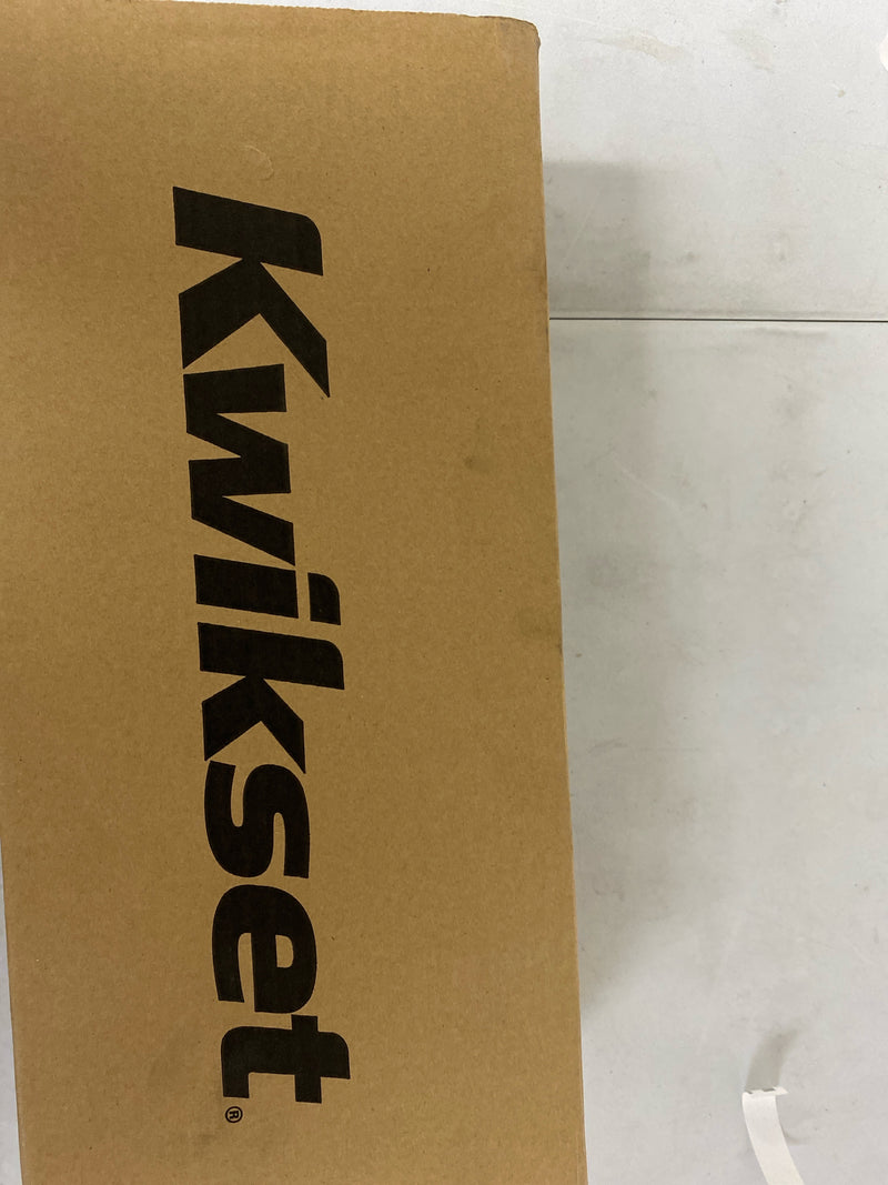 Kwikset 818SCELIP-11PS.STRKP San Clemente Single Cylinder Keyed Entry Handleset with SmartKey, Exterior Only - Venetian Bronze