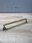 Alno A950-8-PB Millennium 8" Center to Center Solid Brass Large Cabinet Handle / Drawer Pull - Polished Brass