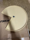 Rev-A-Shelf 6901-24-15-52 RAS Polymer 24" Diameter Replacement Pie Cut Lazy Susan Shelf - Shelf ONLY - Almond