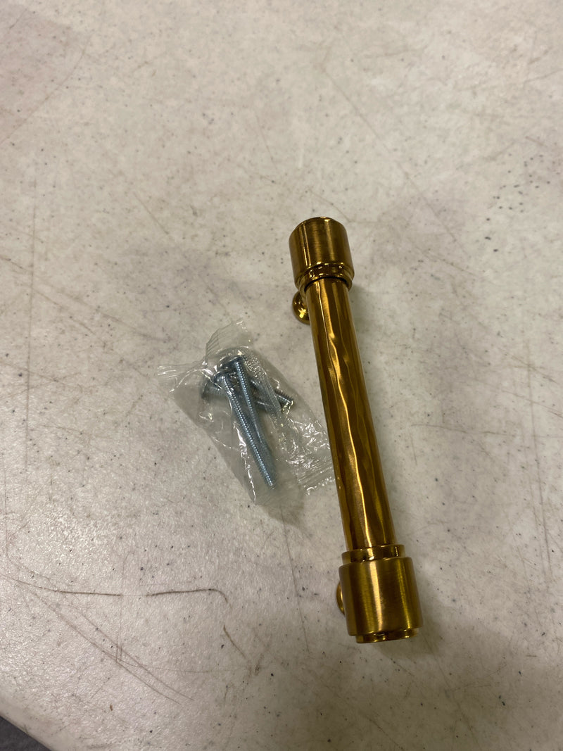 Signature Hardware 954060-334 Lazzara 3-3/4 Inch Center to Center Hammered Bar Cabinet Pull - Champagne Bronze