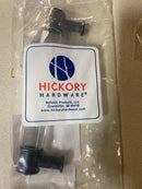 Hickory Hardware P3635-CAMB Midway 5-1/16 Inch (128mm) Center to Center Acrylic Clear Bar Cabinet Handle / Drawer Pull - Crysacrylic / Matte Black
