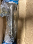 Deltana DSF830U15 8-3/4 Inch Floor Mounted Gooseneck Door Stop - Brushed Nickel