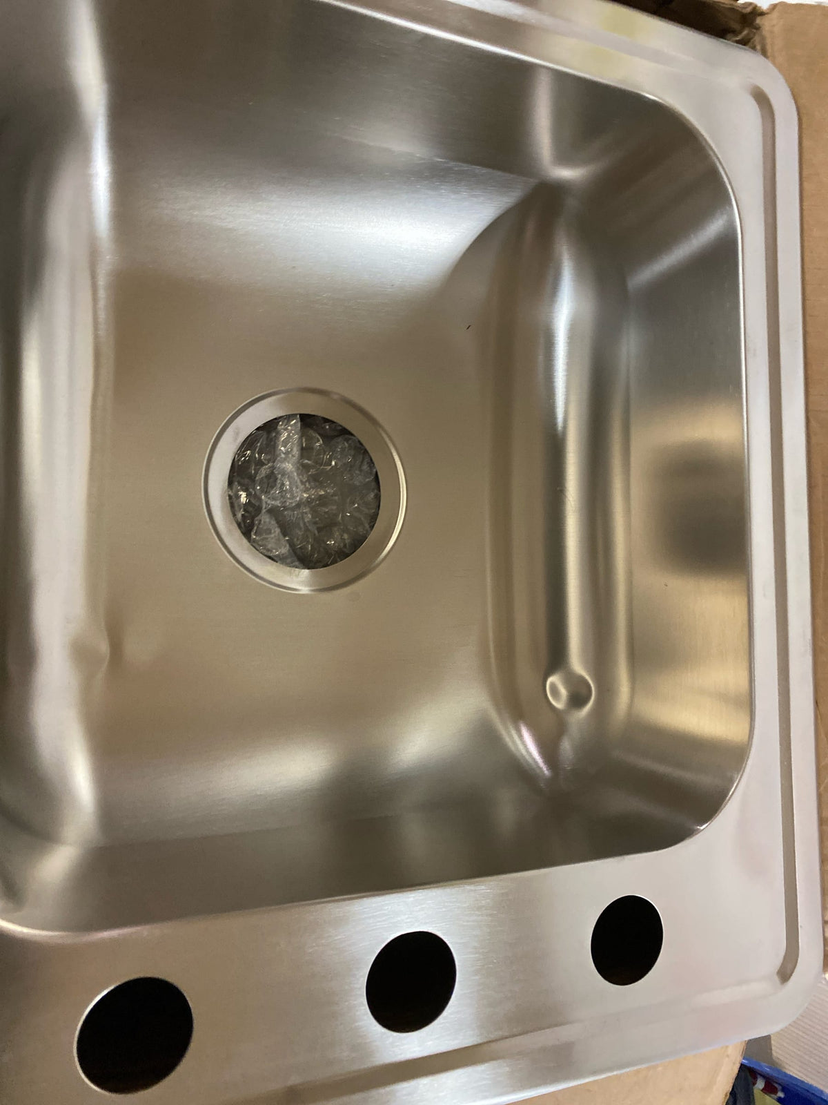 PROFLO PFSR171963A 17" Drop In Single Basin Stainless Steel Kitchen Sink - Stainless Steel