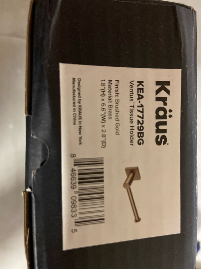 Kraus KEA-17729BG Ventus Bathroom Toilet Paper Holder in Brushed Gold