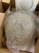 13” 2 Light Tea Stained Glass Shade Flush Mount