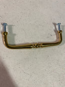 Deltana PCT400U3 4-Inch Center to Center Solid Brass Traditional Wire Pull