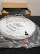 Jesco Lighting RE-GEO-FM-93014-2790-WH Relyence Single Light 14" Wide Integrated LED Flush Mount Drum Ceiling Fixture / Wall Sconce - 2800K - 90 CRI - White