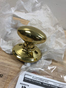 Schlage F170SIE605 Siena Non-Turning One-Sided Dummy Door Knob - Polished Brass