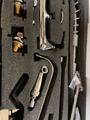 Bwe A-94258-C Commercial Restaurant Pull Down 2-Handle Wall Mount Pre-Rinse Spray Utility Kitchen Faucet in Polished Chrome