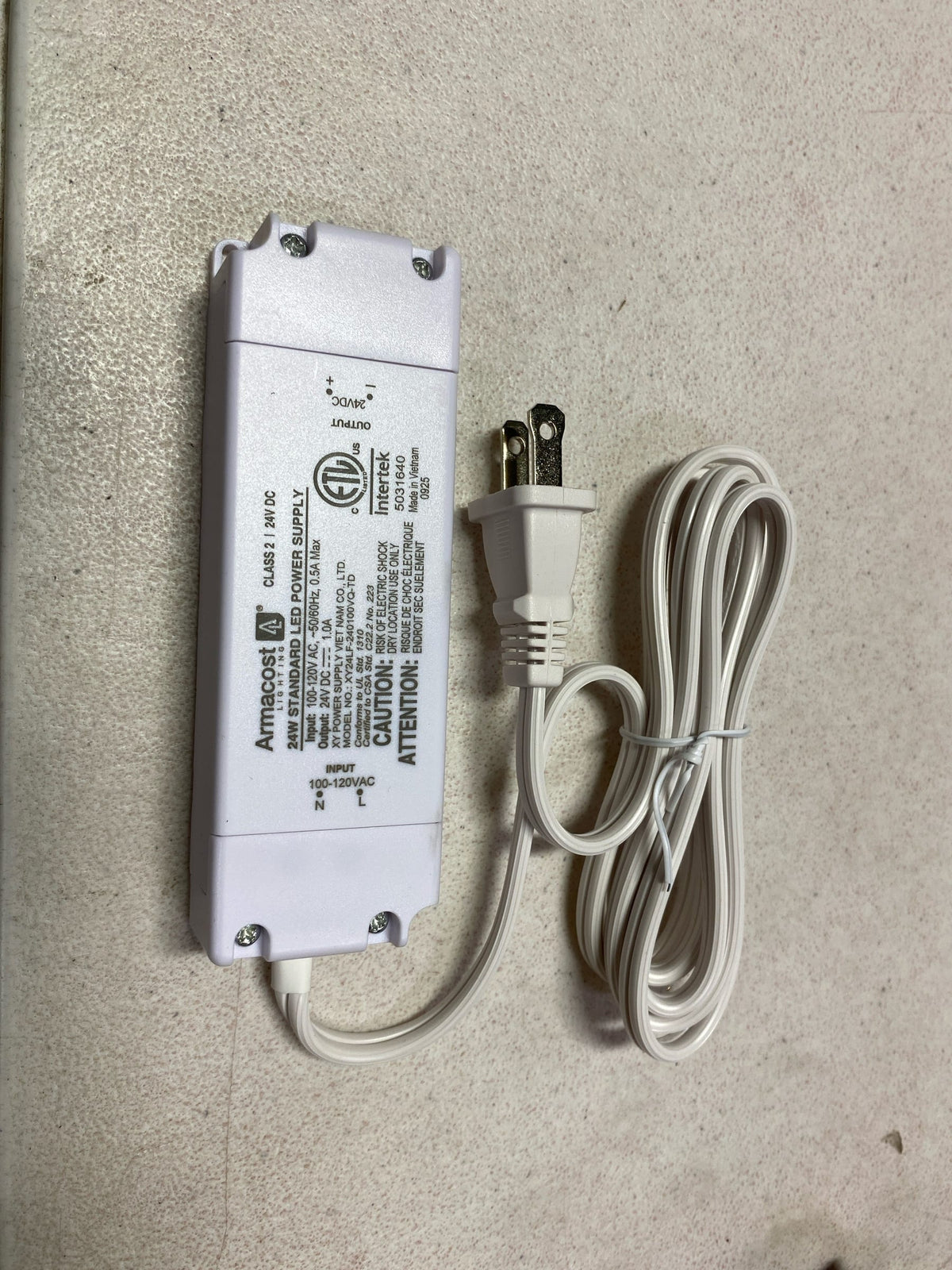 Armacost lighting 850240 LED Power Supply 24-Watt Standard Driver 24-Volt Transformer