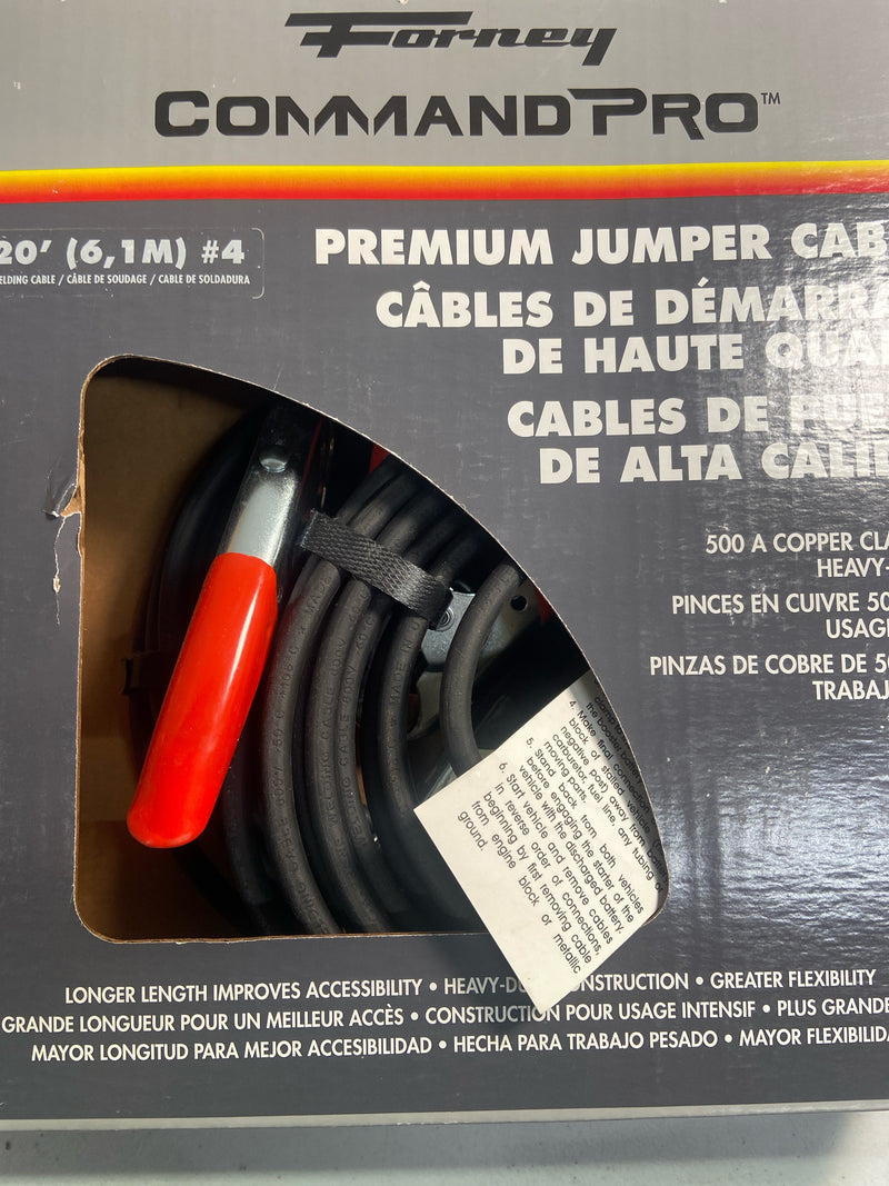 Forney 52867 Jumper Battery Cables, Heavy Duty Booster