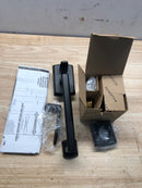 Baldwin 85386190RDBL Right Handed Soho Sectional Double Cylinder Handleset with Interior Soho Lever - Satin Black