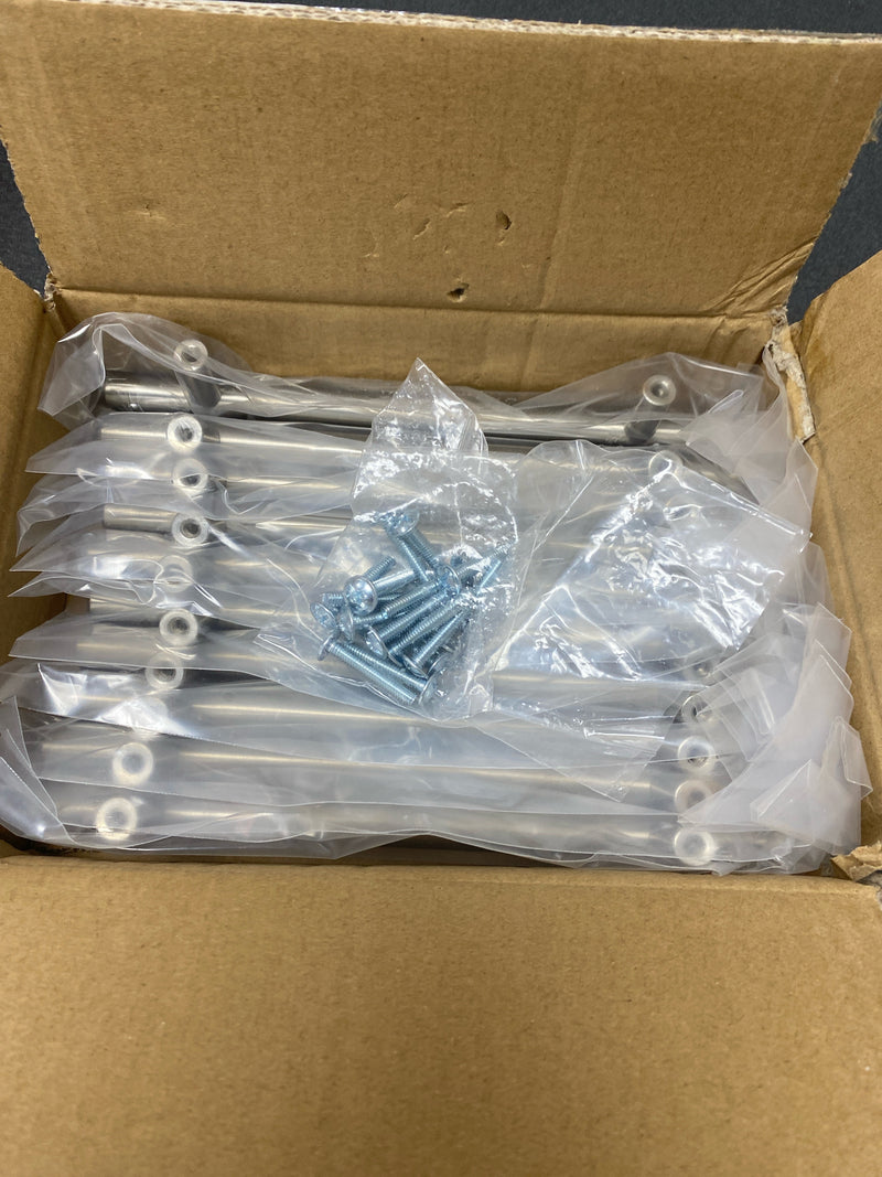 Franklin brass P01026-SS-B 10-Pack Solid Bar 5-1/16 in. (128 mm) Modern Cabinet Drawer Pulls in Stainless Steel