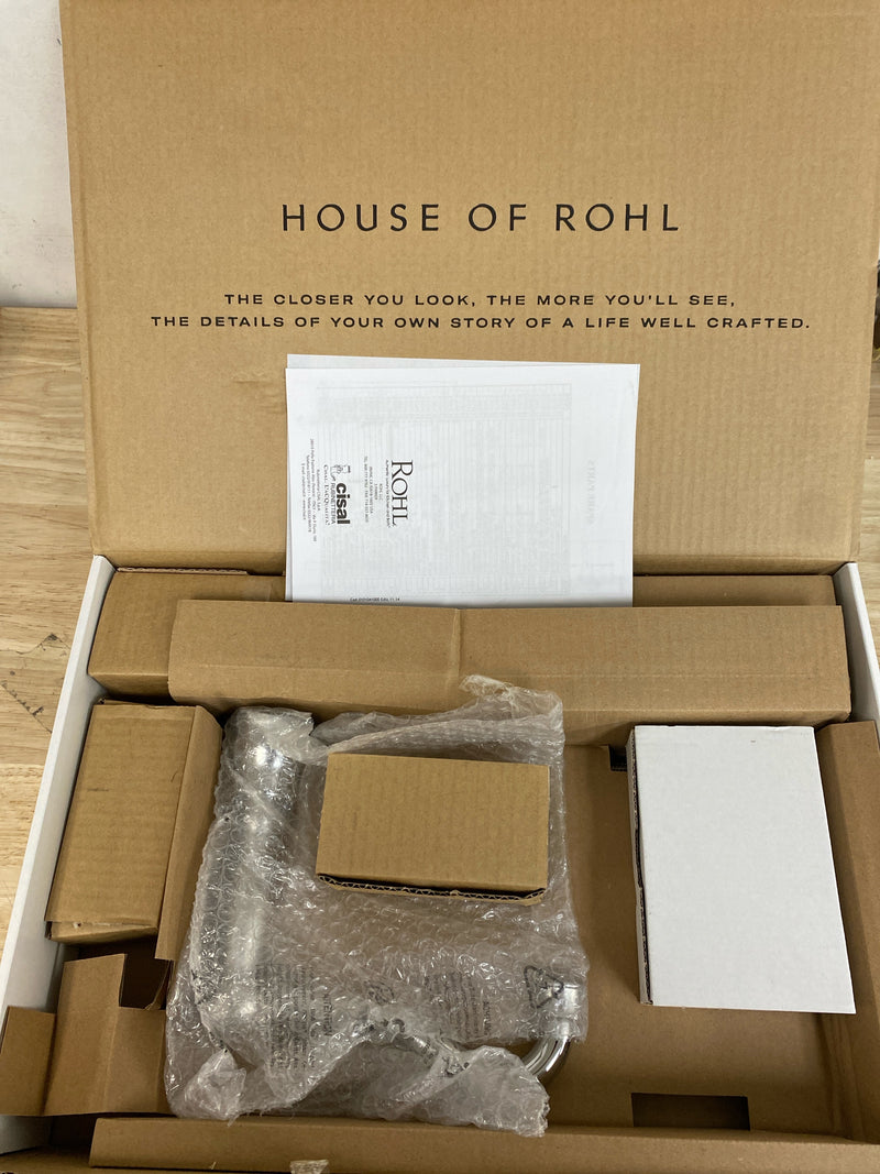 Rohl AC107X-APC-2 Arcana 1.2 GPM Widespread Bathroom Faucet with Pop-Up Drain Assembly - Polished Chrome