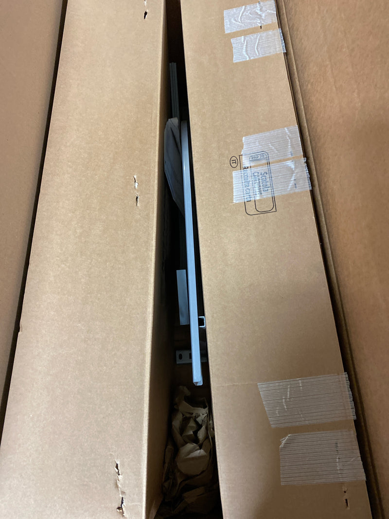 Rev-A-Shelf 5372-15-GR-L Contemporary 33"W Pull Out / Pivot Cloud Two Tier Lazy Susan Style Blind Corner Organizer for Blind Right Cabinet - Gray