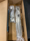 Emtek 4212NWUS15 Sgl Cyl, Melrose Tub Ent, Norwich Knob, US15