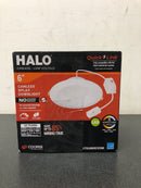Halo LTQL6069S1EDM QuickLink Low Voltage, 6 in. Selectable CCT 2700-5000K, 600 Lumens, Recessed Canless LED Accessory Downlight, Dimmable