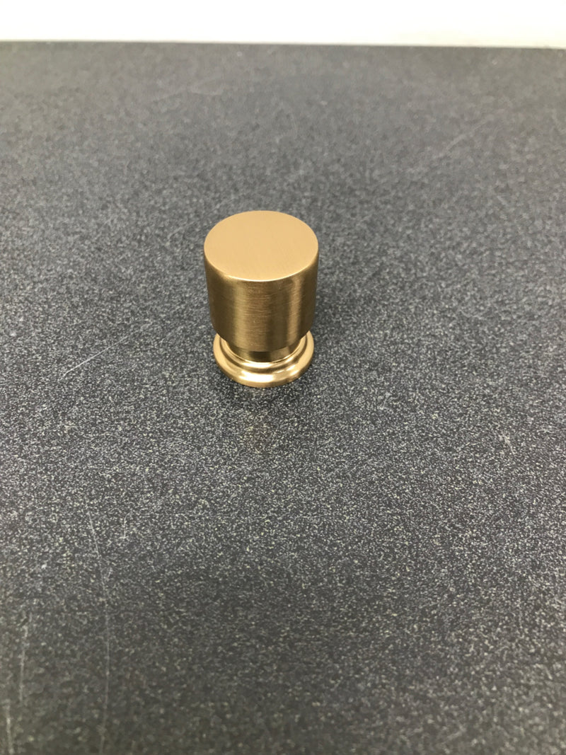 Emtek 86469US4 Transitional Heritage 1 Inch Cylindrical Cabinet Knob - Satin Brass