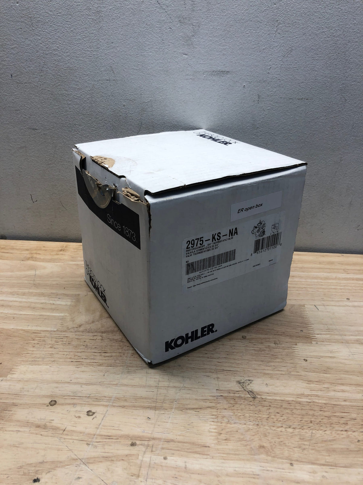 Kohler K-2975-KS-NA MasterShower 3/4 Inch Thermostatic Rough In Valve with 17.2 GPM Flow Rate - N/A
