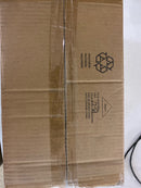 Hunter 19443 Klein 1-Light Brushed Nickel Island Mini Pendant Light with Matte Black Metal Shade