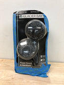 Glacier bay N9318MB-CB 6 -Spray Patterns with 1.8 GPM 4.5 in. Wall Mount Dual Shower Heads in Matte Black