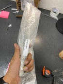 Belwith Keeler B079453SN Coventry 12" Center to Center Sleek Square Cabinet Handle / Drawer Pull - Satin Nickel