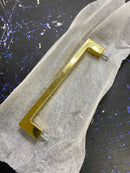 Baldwin 4407031BIN Contemporary 6 Inch Center to Center Handle Cabinet Pull from the Estate Collection - Non-Lacquered Brass