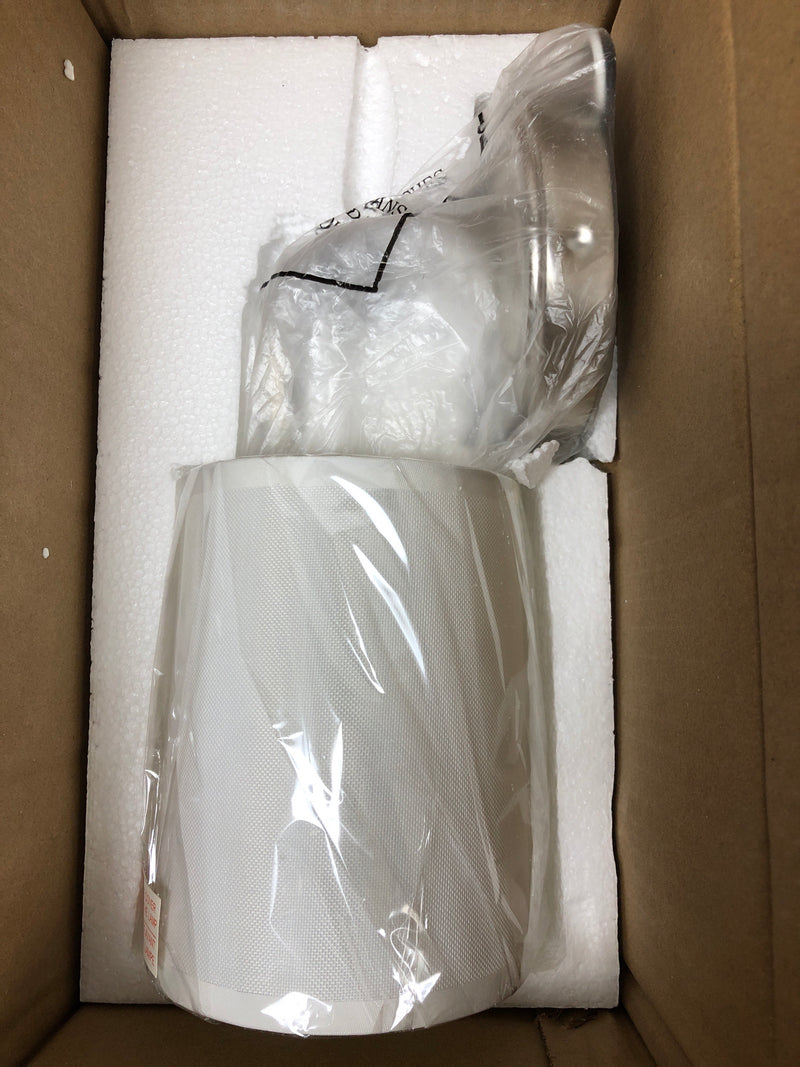 Signature Hardware 953688 Poplin Single Light 5" Wide Bathroom Vanity Sconce