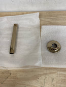 Brizo RP48985PG Essential 6" Ceiling Mounted Shower Arm and Flange - Polished Gold