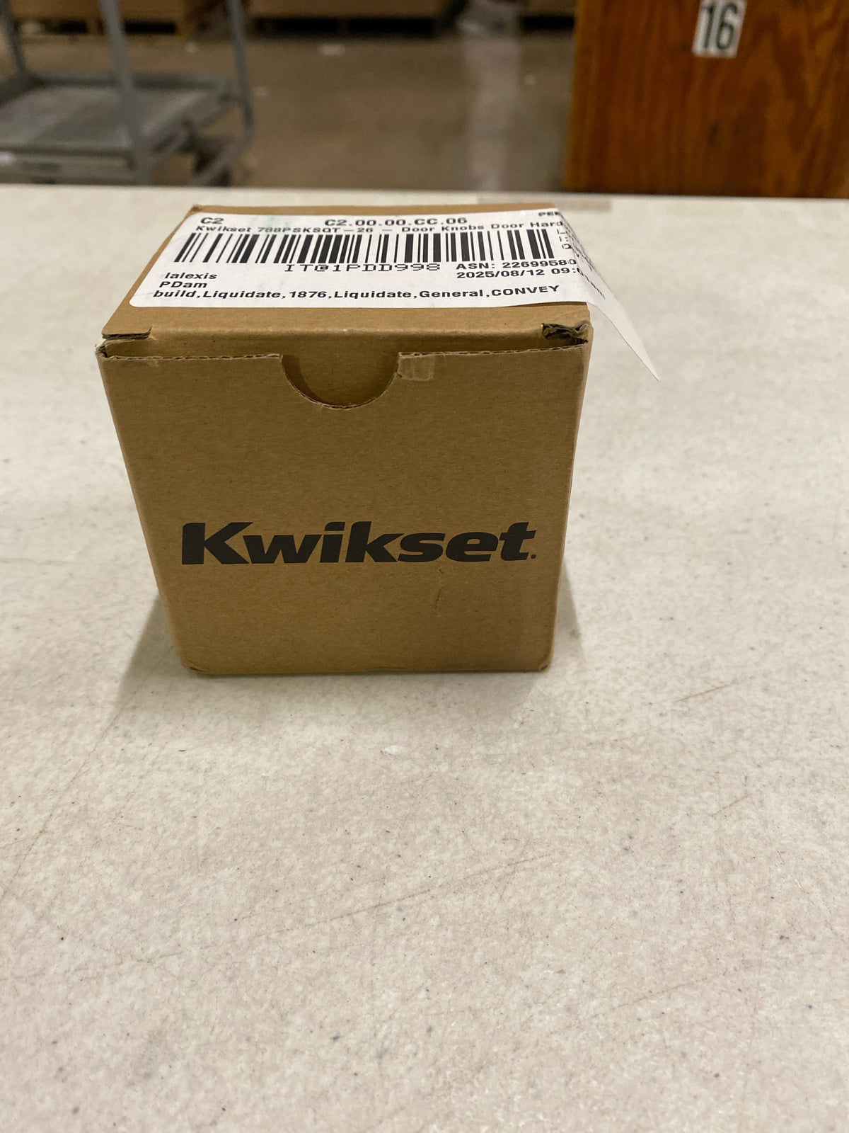 KWIKSET 788PSKSQT26 788PSKSQT-26 Pismo Reversible Non-Turning One-Sided Dummy Do