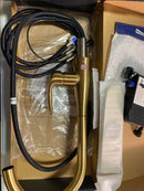 Flow FLOW-CMP Motion Activated Single-Handle Pull-Down Sprayer Kitchen Faucet in Champagne Gold