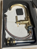 Rohl MD01D1LMAG Modelle 1.2 GPM Single Hole Bathroom Faucet - Antique Gold