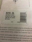 Kohler 35723-BL Garbage Disposal Air Switch Kit in Matte Black