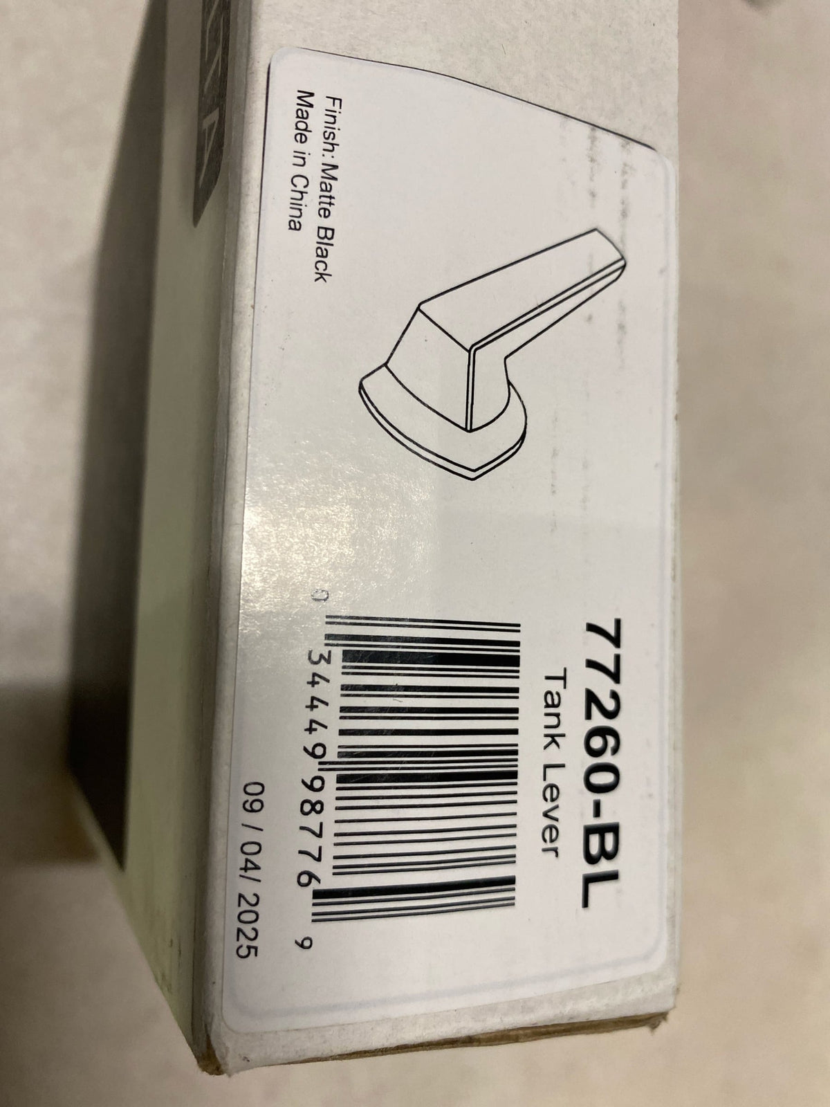 Delta 77260-BL Galeon Universal Tank Lever - Matte Black