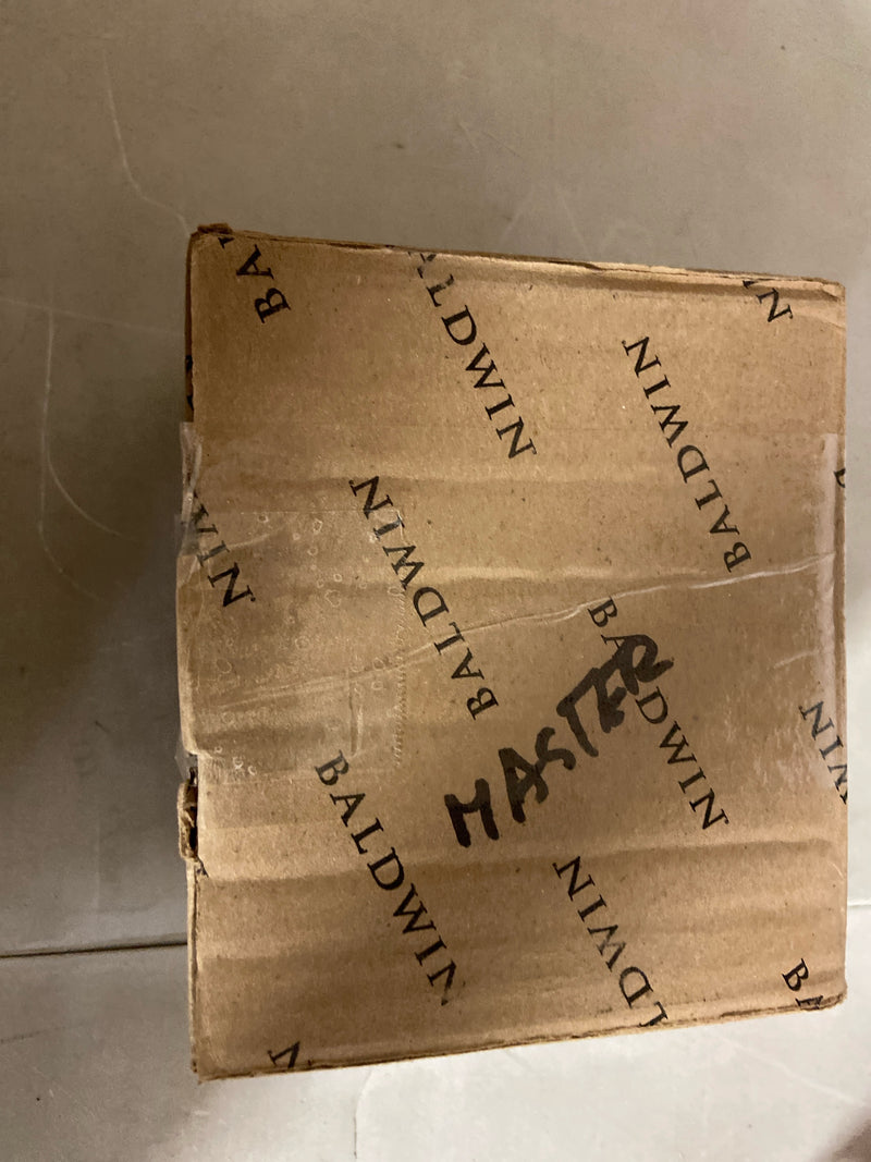 Baldwin L023260LDM L023 Left Handed Non-Turning One-Sided Dummy Door Lever with R017 Rose from the Estate Collection - Polished Chrome