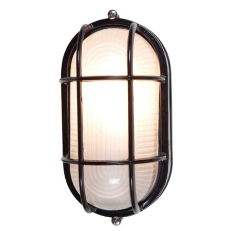Access Lighting 20292-BL/FST Nauticus 11" Tall Outdoor Wall Sconce - Black / Frosted
