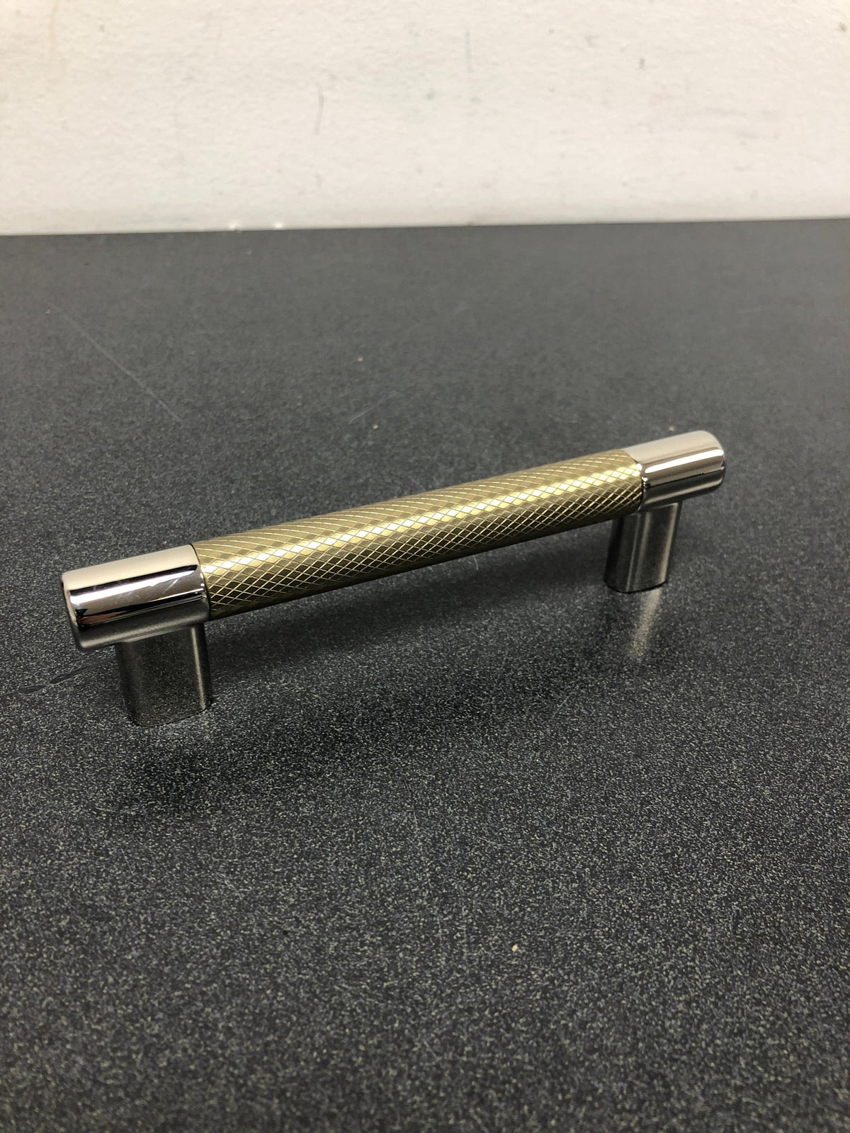 Amerock BP36558PNBBZ Esquire 5-1/16 in. (128 mm) Polished Nickel/Golden Champagne Drawer Pull