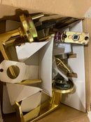 Kwikset 756KNL 3 SMT RCAL 3031 Kingston Entry Lever UL Smartkey 97569-001 Brass